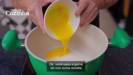 Aprenda a conservar a clara que sobrou