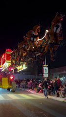 Santa's Reindeer Spread Christmas Cheer at Parade