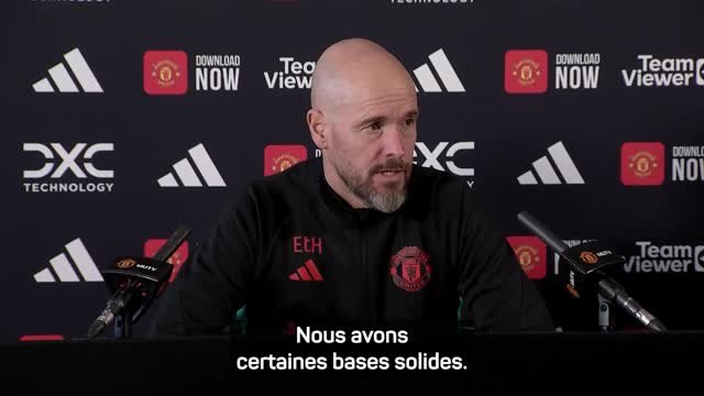 13e j. - Ten Hag : Nous sommes très optimistes et confiants