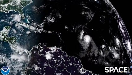 Time-Lapse Of Hurricanes Lee And Jova Seen From Space In Satellite