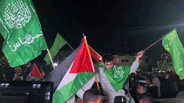 Prisioneiros palestinos libertados