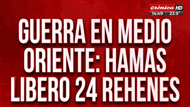 Dos familiares de argentinos fueron liberados en el intercambio de rehenes entre Israel y Hamas