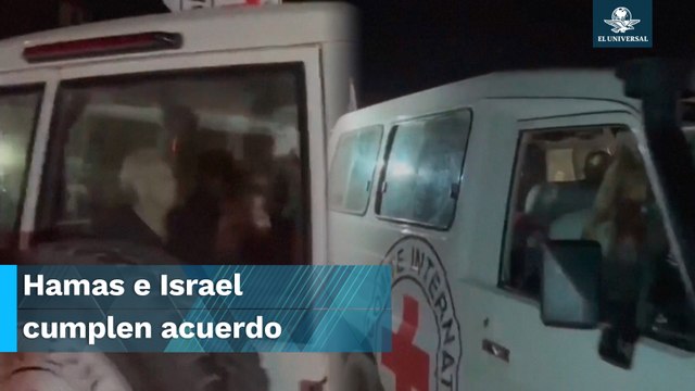 Libera Hamas a 24 rehenes e Israel excarcela a 39 presos palestinos