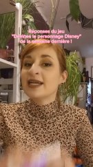 Réponses du jeu "Devines le personnage Disney" de la semaine dernière 