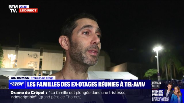 Ça nous apporte beaucoup d'espoir que d'autres gens puissent être libérés dans les jours prochains : Gili Roman, frère d'une otage du Hamas, réagit à la première libération d'Israéliens détenus à Gaza