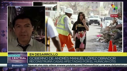 Gobierno mexicano se compromete a reconstruir las casas de los damnificados tras el paso de Otis