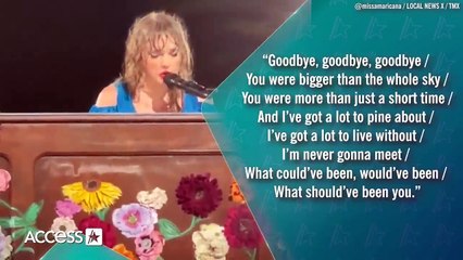 Taylor Swift Tearfully Performs In Rain After Postponing Show & Fan's Death