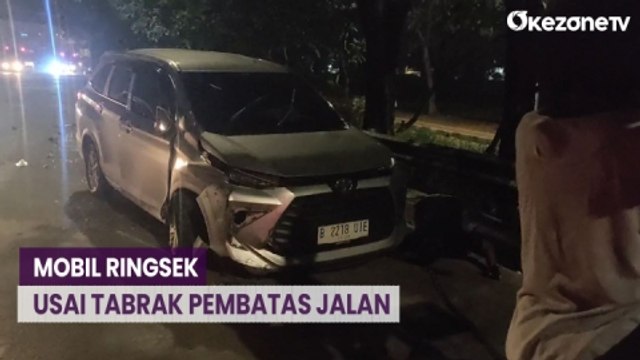 Minibus Tabrak Pembatas Jalur Busway di Tanjung Priok, Ditemukan Alat Suntik dan Obat