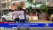 Cercado de Lima: detienen a cinco presuntos marcas tras intensa persecución