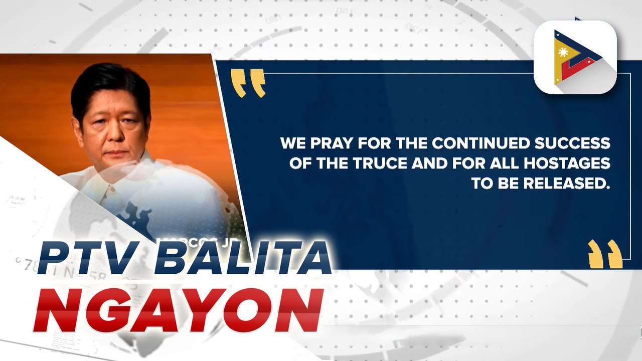 PBBM, kinumpirma na kabilang ang isang pinoy sa mga pinalaya ng Hamas