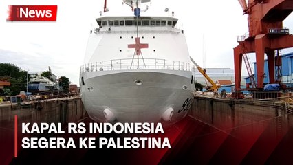 Kapal RS dr Radjiman Wedyodiningrat 992 Dicat Putih, Segera ke Palestina