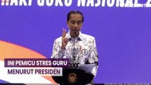 Pidato di Hari Guru 2023, Presiden Jokowi Singgung 3 Hal Pemicu Stres Guru