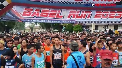 Babel Run 2023 Digelar Diikuti Ribuan Peserta, Pemenang Diganjar Uang dan Medali