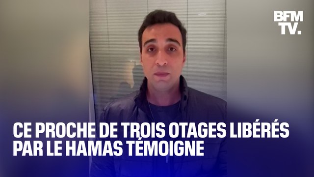 Je ne me réjouirai pas tant que le dernier otage ne sera pas rentré chez lui , témoigne ce proche d'otages libérés par le Hamas