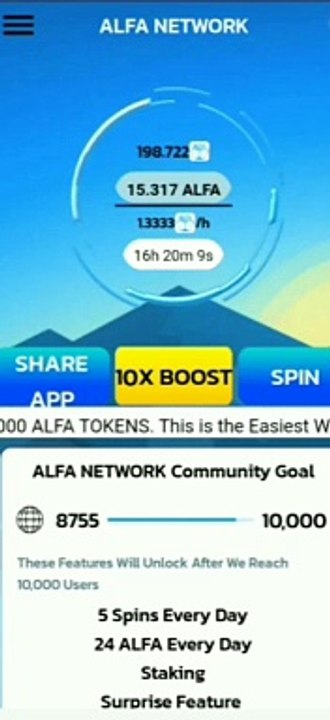 ALFA Network-Free Crypto Mining-ALFA Coin
