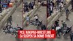 PCG, nakipag-wrestling sa suspek sa bomb threat! | GMA Integrated Newsfeed
