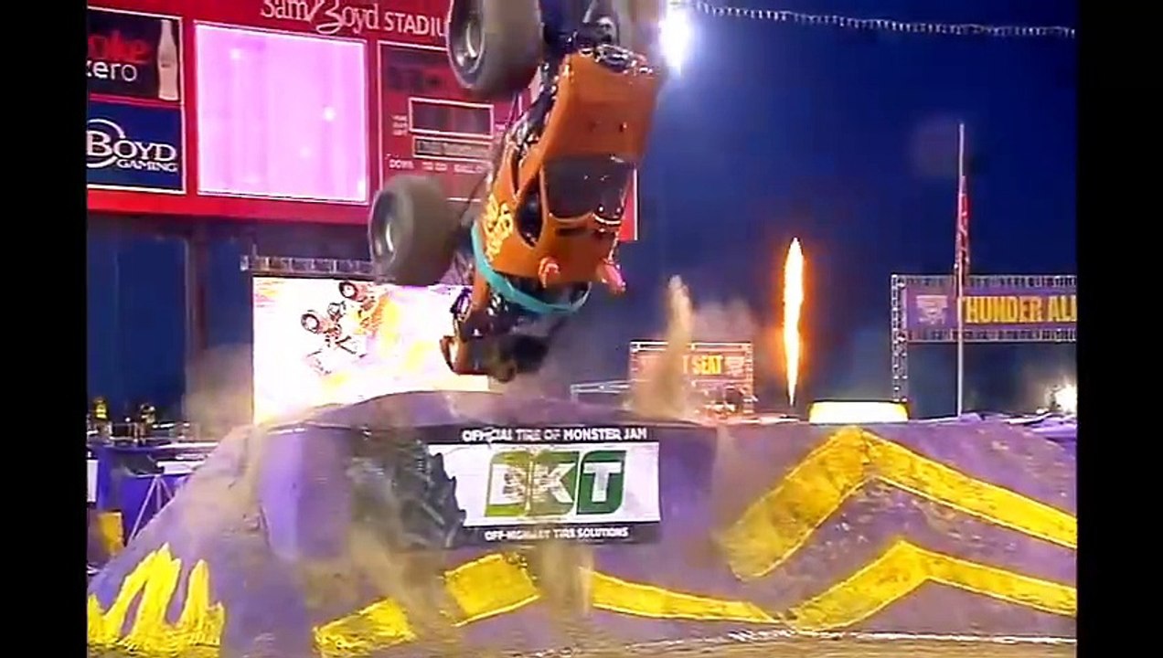 Monster Jam Las Vegas NV 2014 Freestyle Part 1 HD