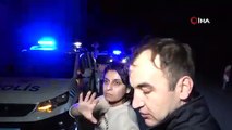 Alkollü kadın kaza yaptı, çekim yapan gazeteciye saldırdı