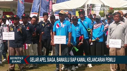 Apel Siaga Bawaslu Sragen, Siap Awasi Kelancaran dan Jaga Netralitas dalam pemilu 2024