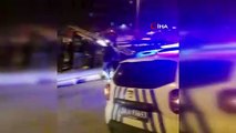 Sultanbeyli'de minibüsle çarpışan araç dereye uçtu: 1 yaralı