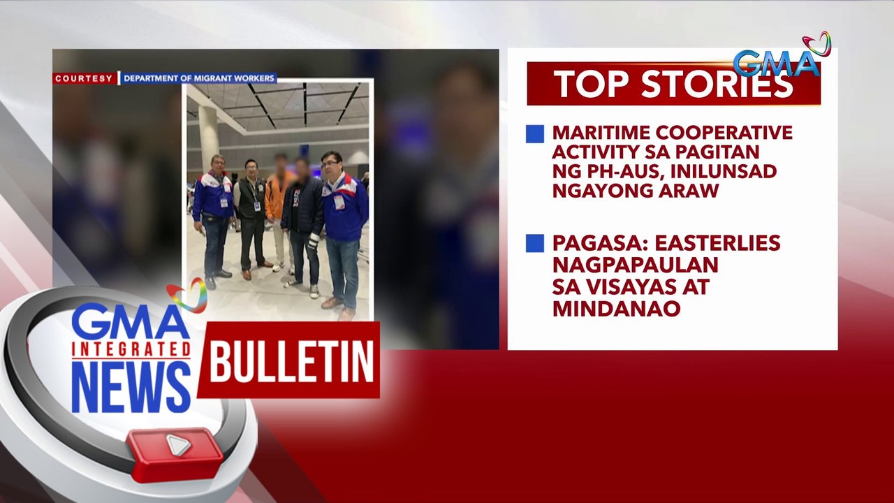 2 Pinoy seafarers na nasugatan sa missile attack sa Ukraine, nakauwi na sa bansa | GMA Integrated News Bulletin