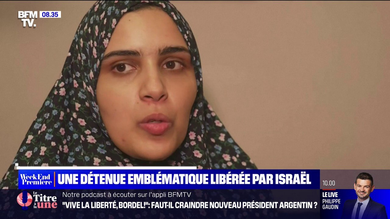 "Je suis très heureuse d'être avec ma famille": cette prisonnière palestinienne libérée par Israël témoigne