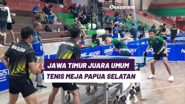 Boyong 10 Medali Emas, Jatim Juara Umum Kejurnas Tenis Meja Papua Selatan 2023