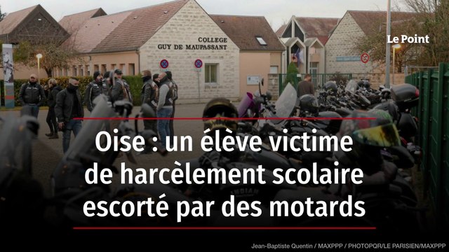 Oise : un élève victime de harcèlement scolaire escorté par des motards