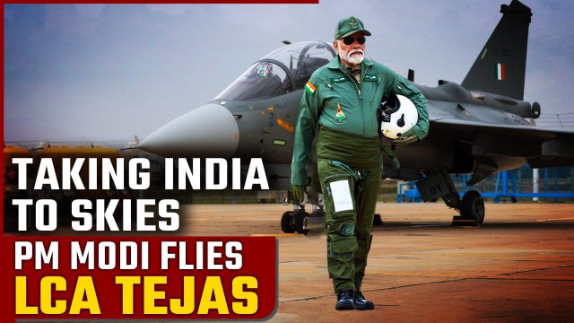 PM Modi Takes India to the Skies: Aatmanirbhar Bharat Soars with PM Flying in LCA Tejas | Oneindia