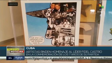 下载视频: Cubanos rinden homenaje a Fidel Castro en conmemoración a su partida física