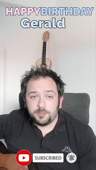 Happy Birthday, Gerald! Geburtstagsgrüße an Gerald