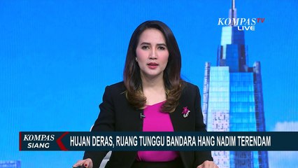 Pelayanan Penerbangan Bandara Hang Nadim Batam Tetap Berjalan, Meski Ruang Tunggu Terendam Banjir