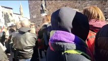 Firenze, rumore in piazza contro la violenza sulle donne