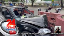 Lalaki, sugatan matapos bumangga ang sasakyan sa center island sa Roxas Boulevard | 24 Oras Weekend