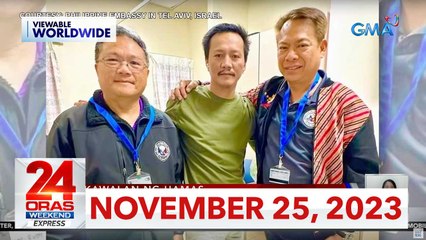 24 Oras Weekend Express: November 25, 2023 [HD]