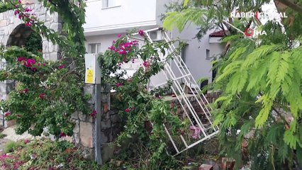 Dalaman'daki dev hortumun yeni görüntüleri ortaya çıktı: Başlangıç anı!