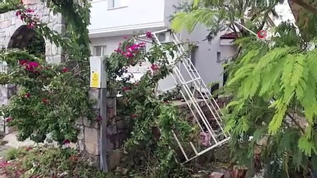 Muğla'yı hortum vurdu! Bir ilçe savaş alanına döndü