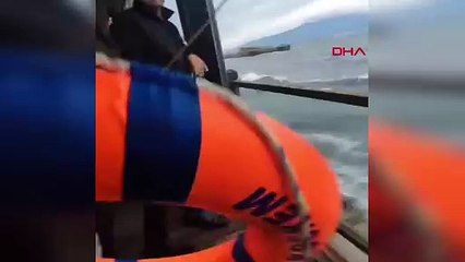 Kuvvetli Rüzgar ve Yağışta Kanocular Zor Anlar Yaşadı