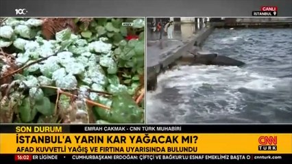 İstanbul’a yarın kar yağacak mı?