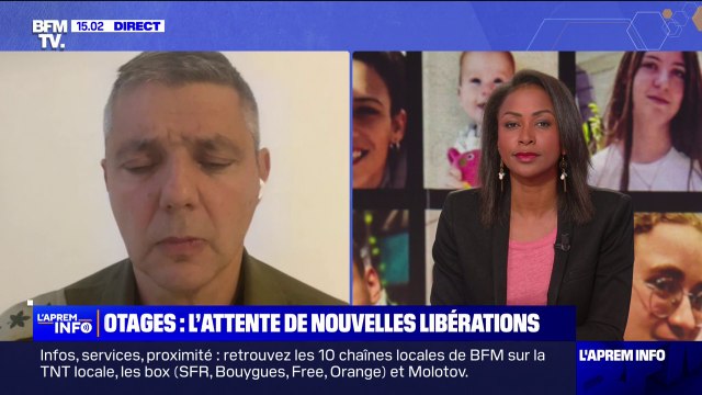 Libération des otages: Nous parlons de 13 otages contre 39 terroristes qui vont être libérés des prisons israéliennes ce samedi, indique le porte-parole de Tsahal
