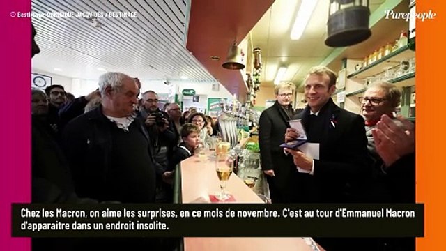 Emmanuel Macron débarque dans un café PMU et... gagne au loto !