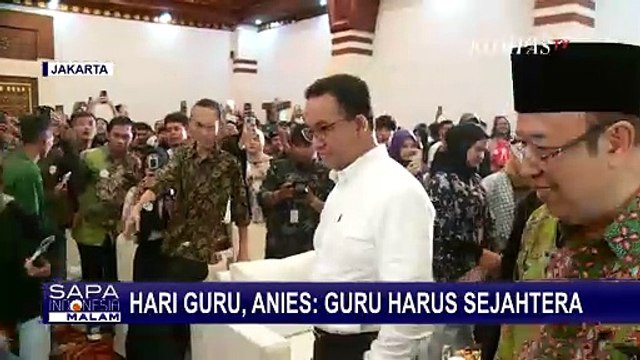 Anies Berterima Kasih Kepada Para Guru dan Pendidik di Momen Hari Guru