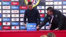 Rueda de prensa de Francisco tras el Rayo 1 Barcelona 1