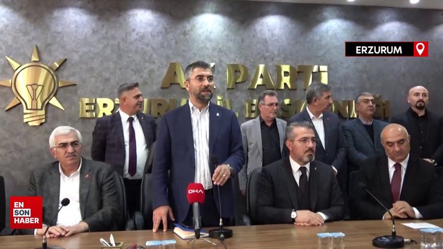 Erzurum'da DEVA Partisi'nden istifa eden 800 kişi AK Parti'ye katıldı