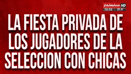 Así fue la fiesta privada de los jugadores de la Selección Argentina