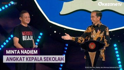 Momen Jokowi Minta Nadiem Angkat Guru yang Berdedikasi 30 Tahun Jadi Kepala Sekolah