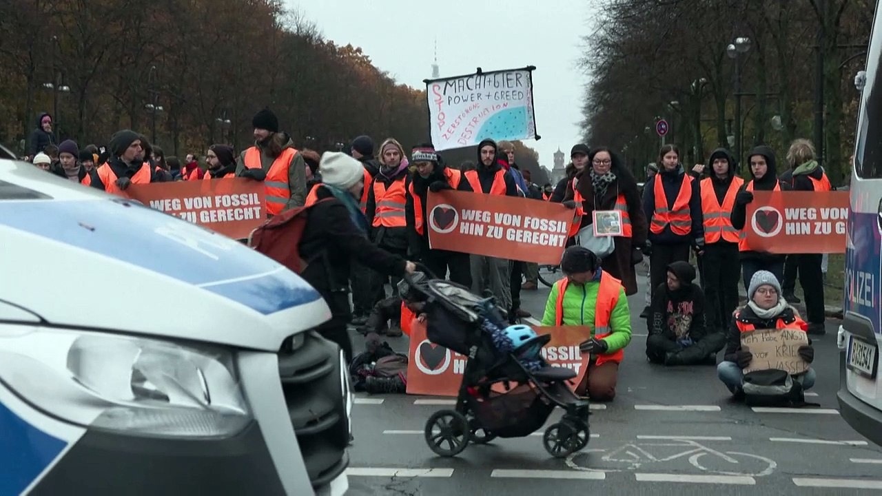 Letzte Generation blockiert erneut in Berlin