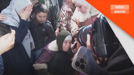 Air mata gembira sambut kepulangan tahanan Palestin yang dibebaskan