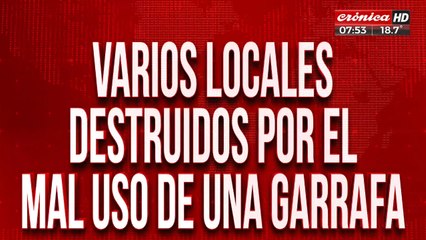 Video muestra tremenda explosión en peatonal de Florencio Varela: hay varios heridos