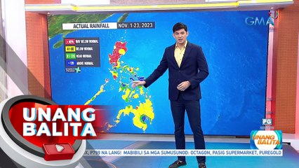 Northern Samar, nakatanggap ng sobra-sobrang ulan sa mga nakalipas na araw dahil sa Shear line - Weather update today as of 6:08 a.m. (November 28, 2023) | UB